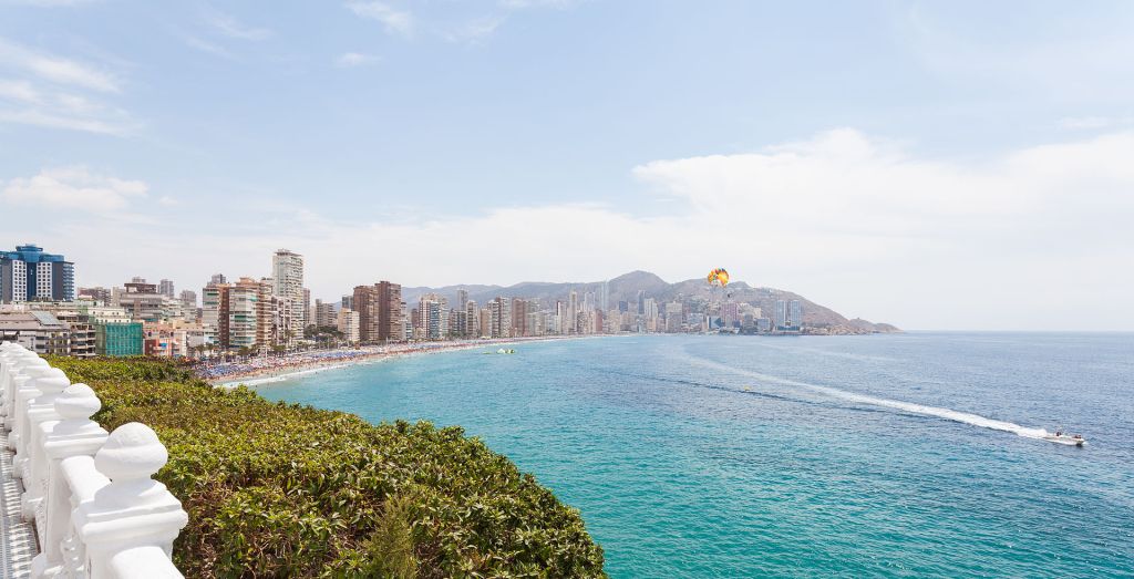 Levante beach Benidorm Spain