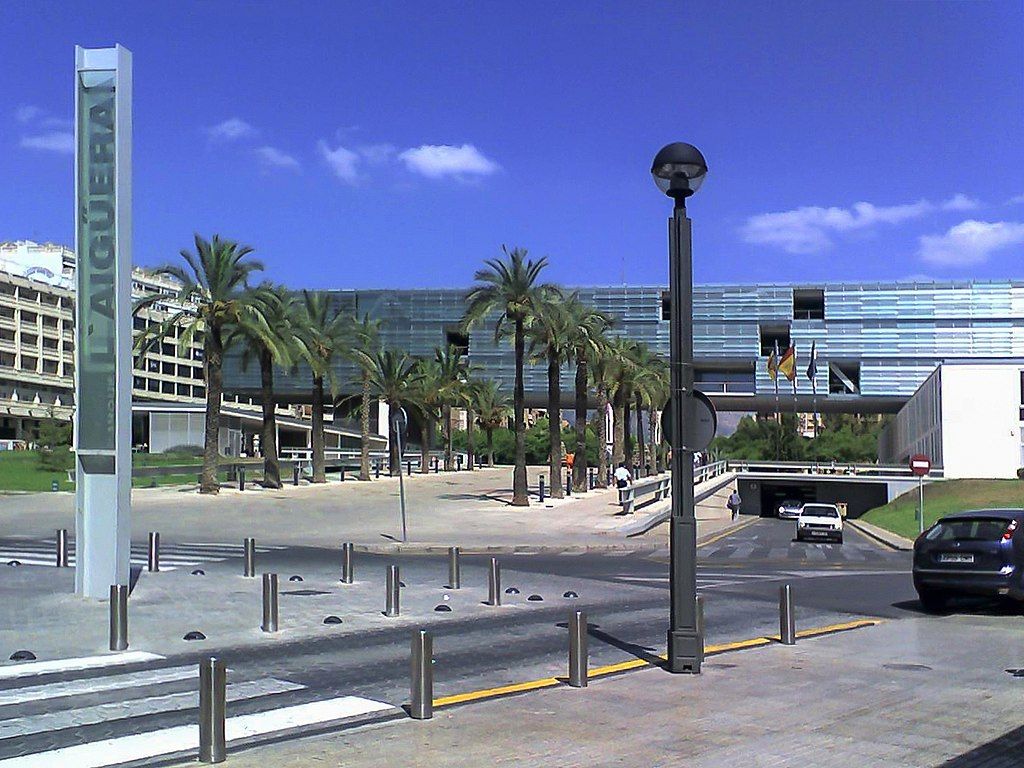 Benidorm Town Hall from the Local Library
