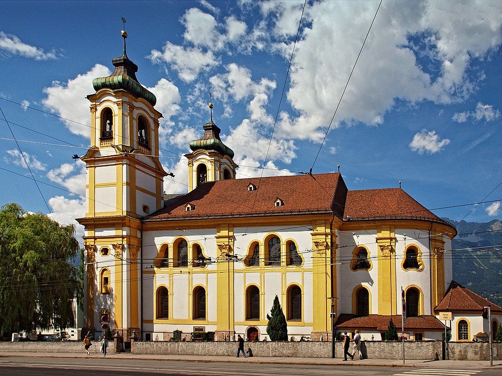 Innsbruck Autriche  Basilique de Wilten