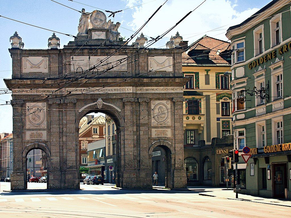 Innsbruck Autriche  Arc de triomphe
