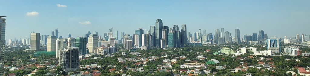 CBD of Jakarta from south jakarta