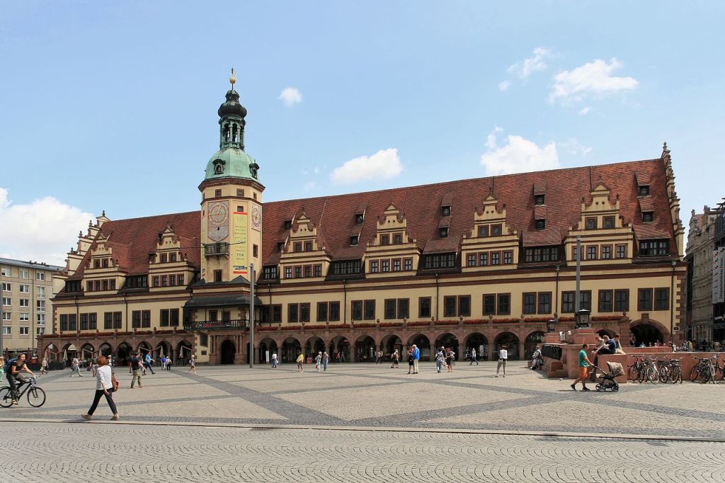 Altes Rathaus am Markt in Leipzig