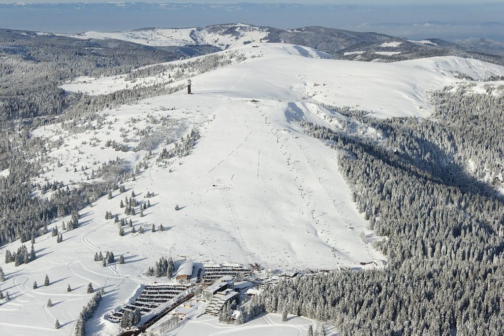 The Feldberg the highest mountain in the Black Forest SE of Freiburg
