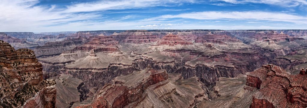 Panorama du Grand Canyon depuis la rive sud Hopi Point