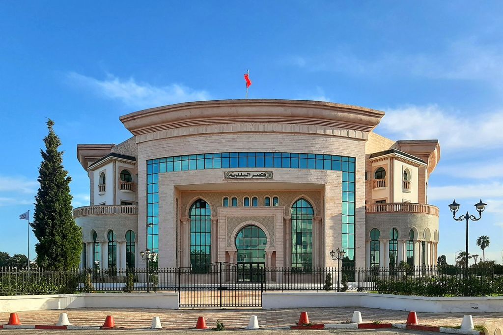 Façade principale de lhôtel de ville de Nabeul