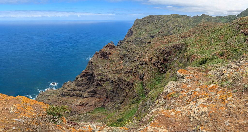 La côte à Chinamada Tenerife