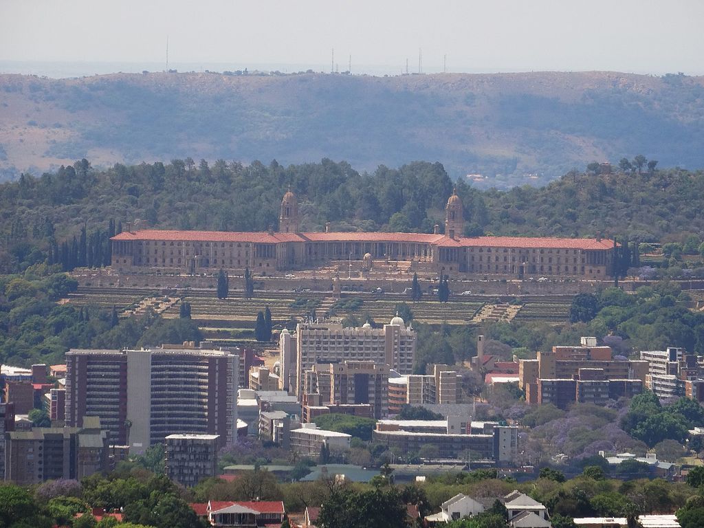 Union buildings view from Johan Rissik Drive  Pretoria