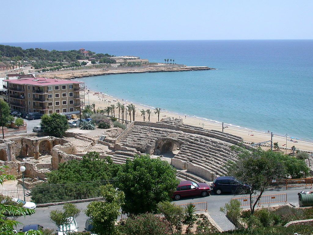 Vue de Tarragone et son amphithéâtre romain
