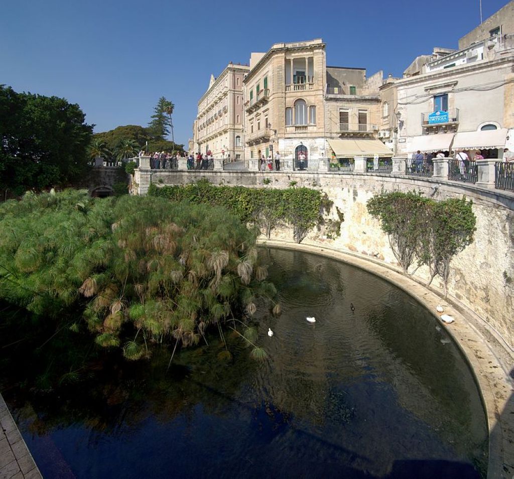 Italy Sicily Syracuse Fonte Aretusa
