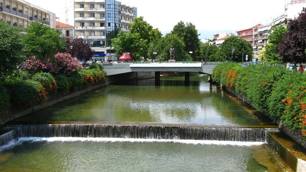 Lithaios river of Trikala