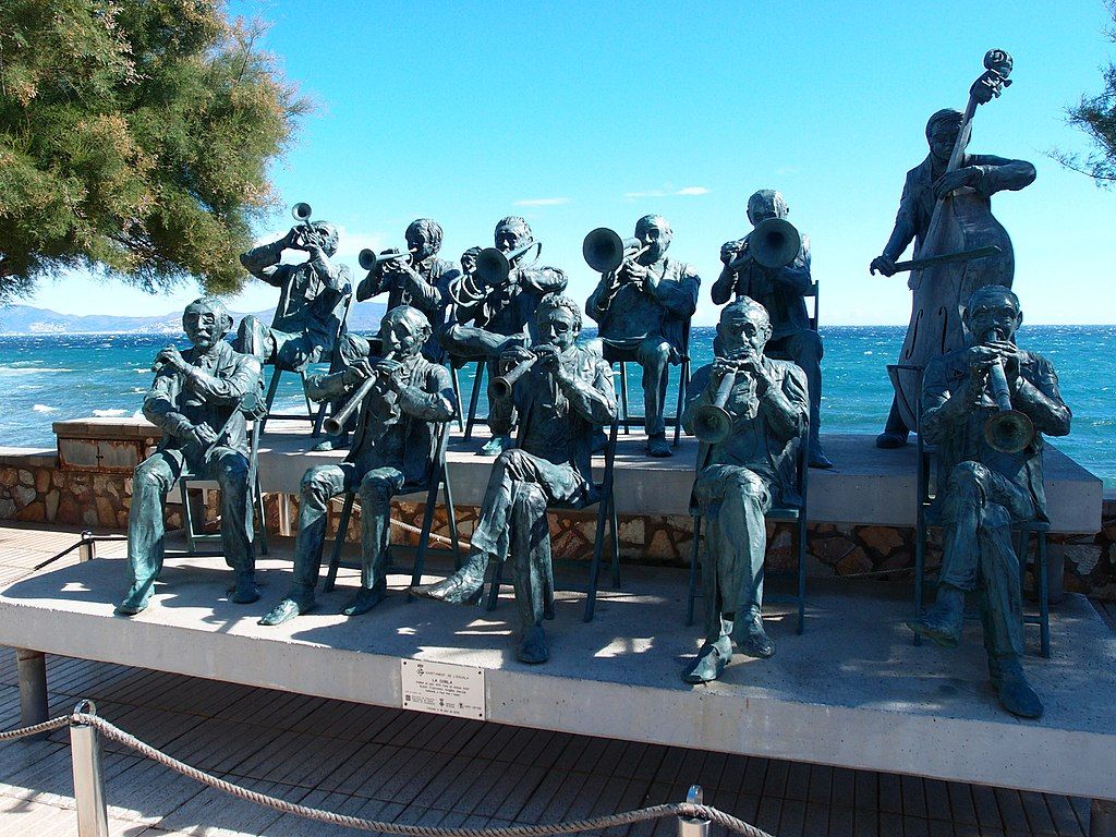 Die Cobla Francesc Anglès Garcia in LEscala KatalonienSpanien