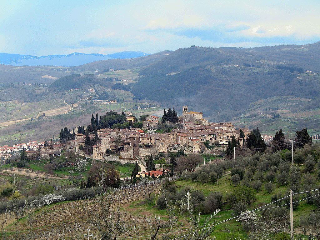 Panorama di Montefioralle Greve in Chianti