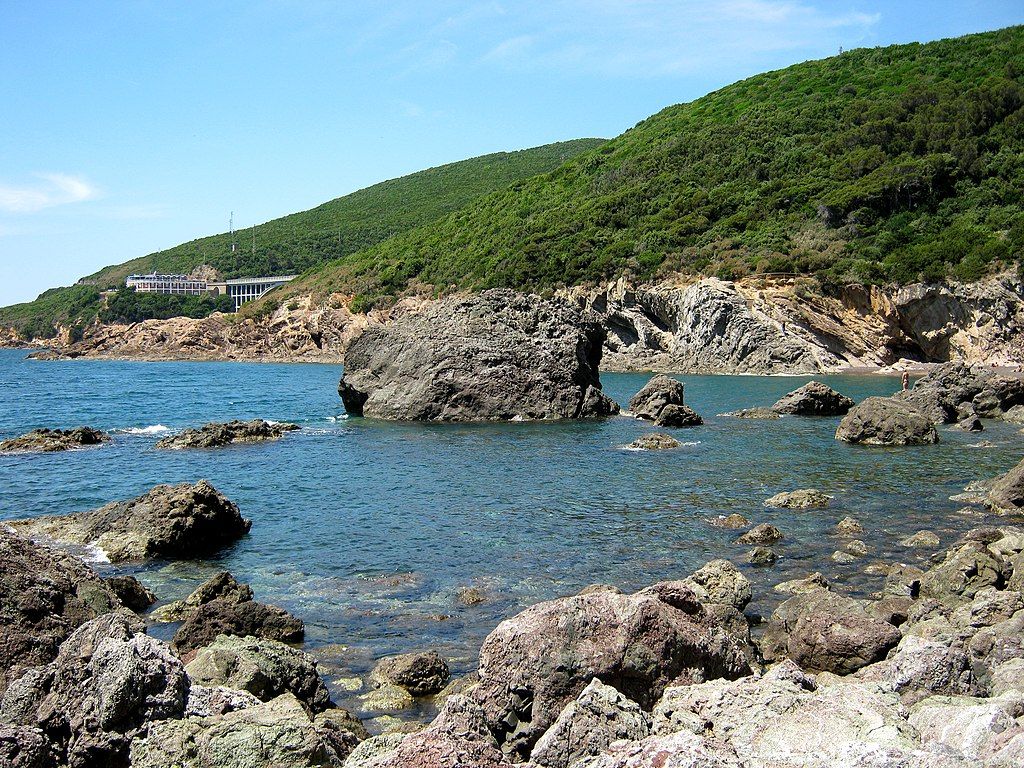 La Cala del Leone crique sur le front de mer de Livourne