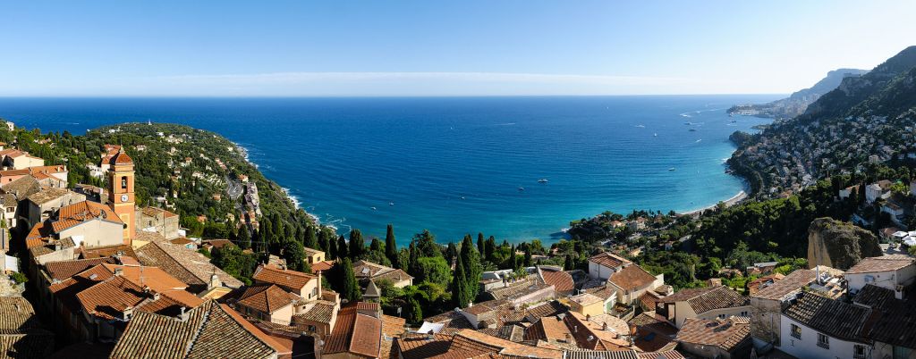 Le vieux village le Cap Martin et la Baie de Roquebrune