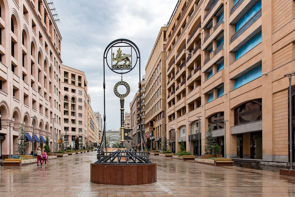 Yerevan key Northern Avenue