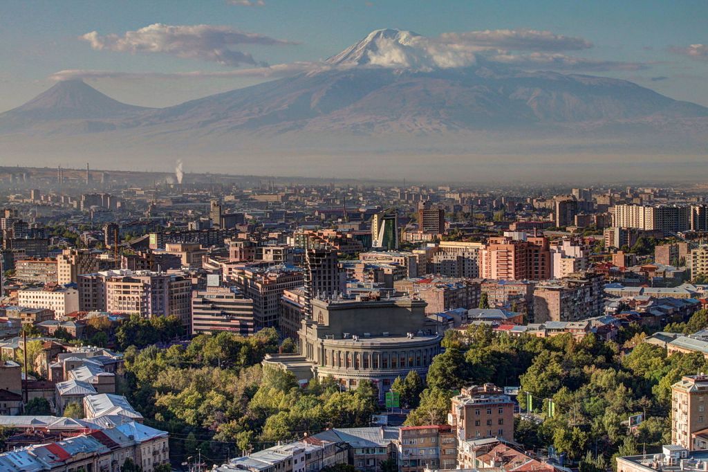 Yerevan the capital city of the Republic of Armenia