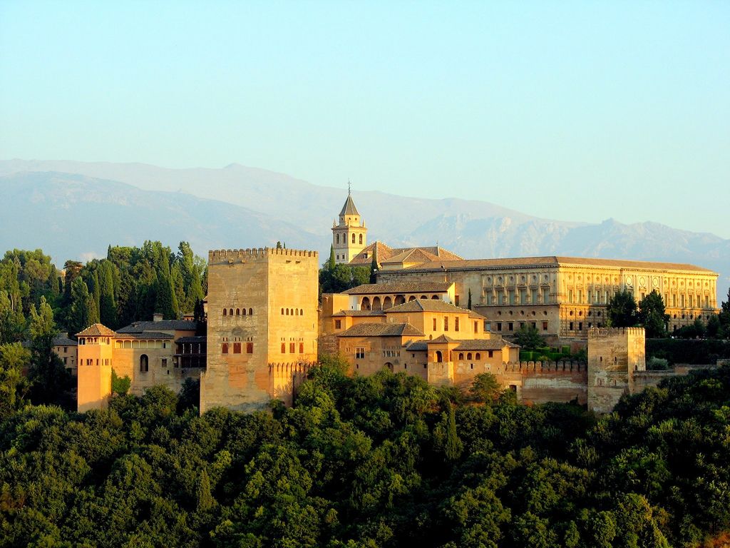 View of the Alhambra Granada Spain