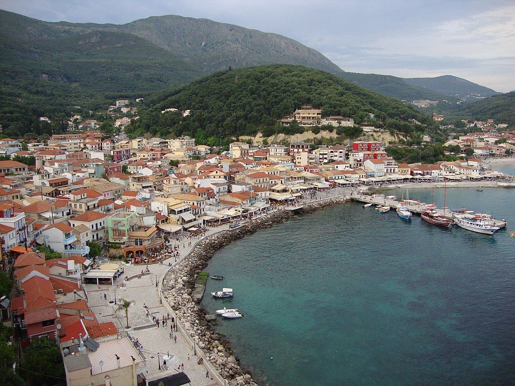 Vue de Parga Épire grecque