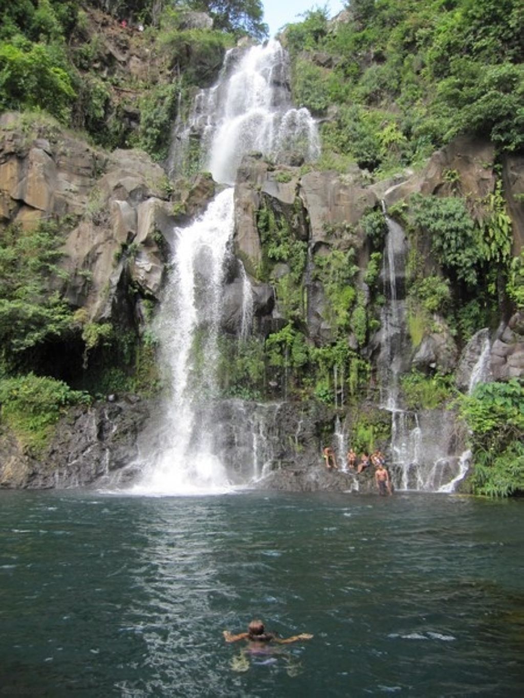 Waterfall at Bassin des Aigrettes  StGillesReunion Island