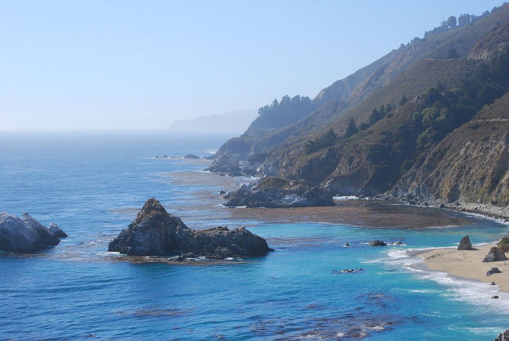 Big Sur côte centrale sur locéan Pacifique