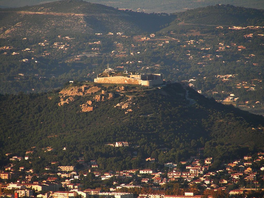 Le fort de SixFours vu du CapSicié