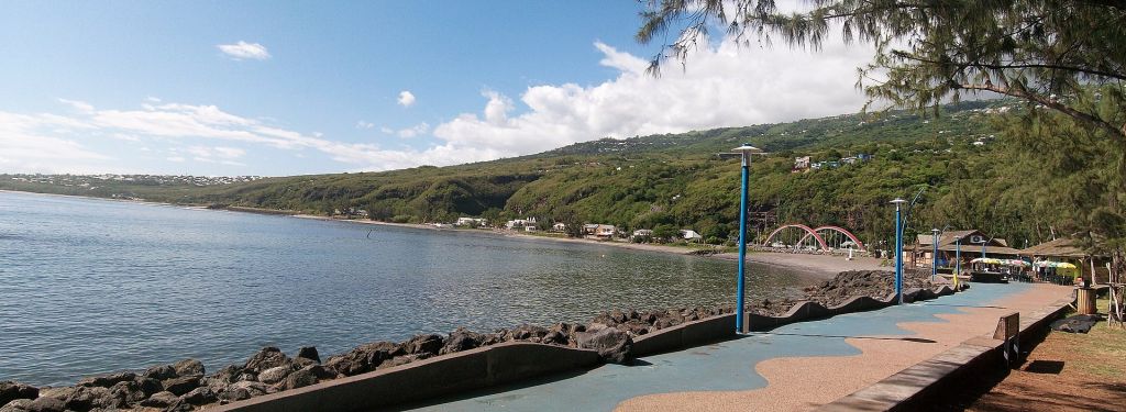 Panorama sur le front de mer de SaintLeu