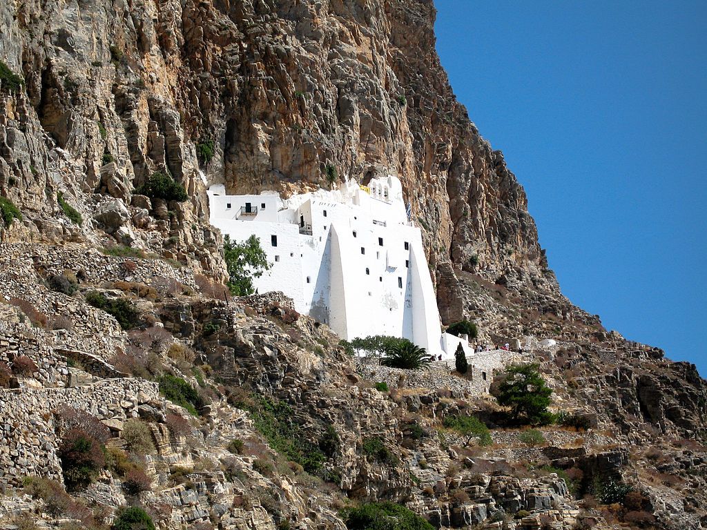 Monastère de la Panaghia Chozoviotissa Île dAmorgos Grèce