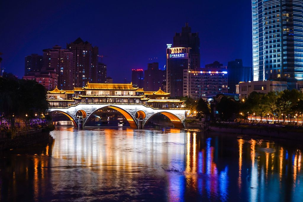Anshun Covered Bridge Jinjiang District Chengdu