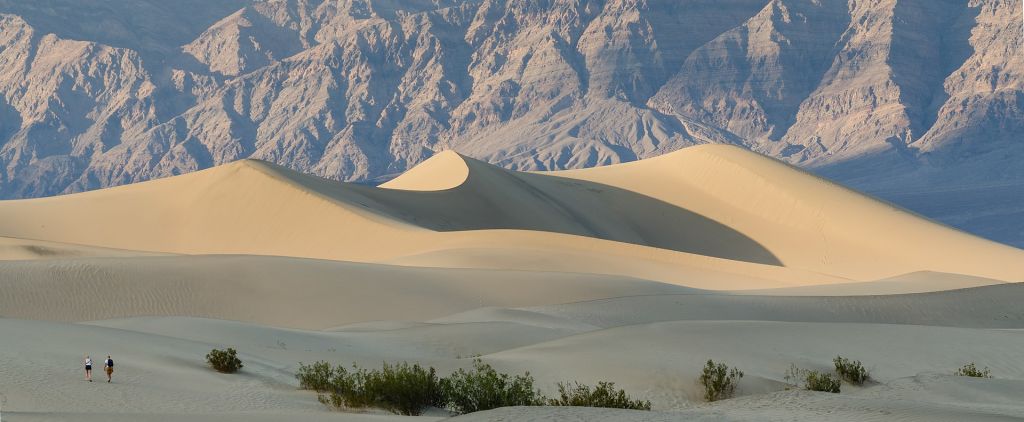 Mesquite Flats Sand Dunes in Death Valley
