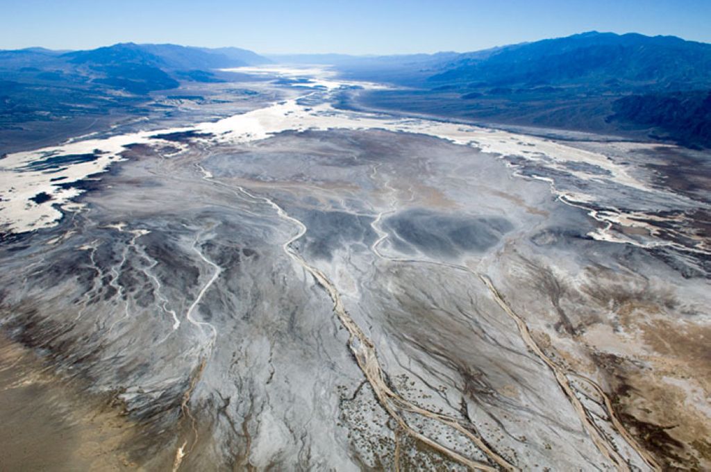 Aerial view  Death Valley