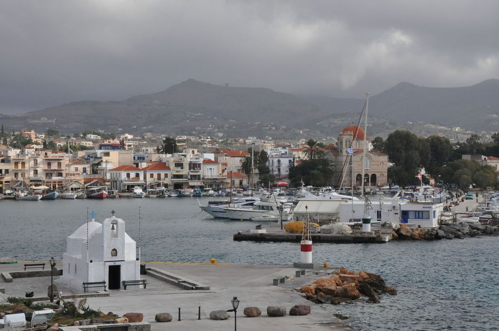 Lascar Island of Aegina  Main harbour 