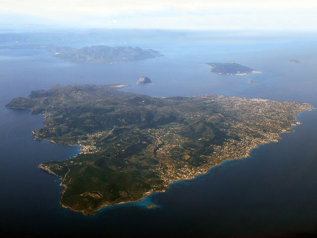 Aegina aerial