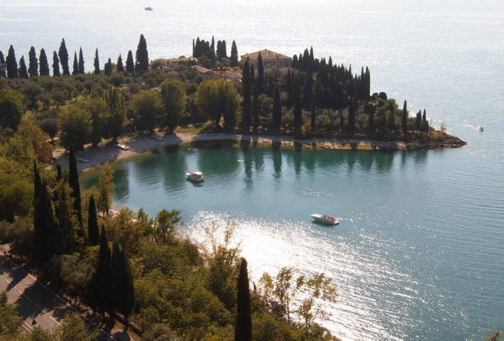 Punta San Vigilio and Baia delle Sirene Lago di Garda Italy