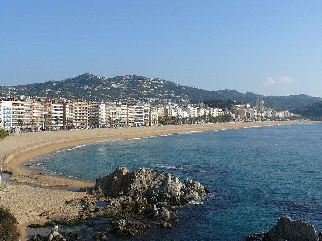 Lloret de Mar beach Catalonia Spain