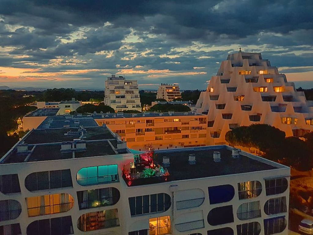 Coucher de soleil sur La GrandeMotte