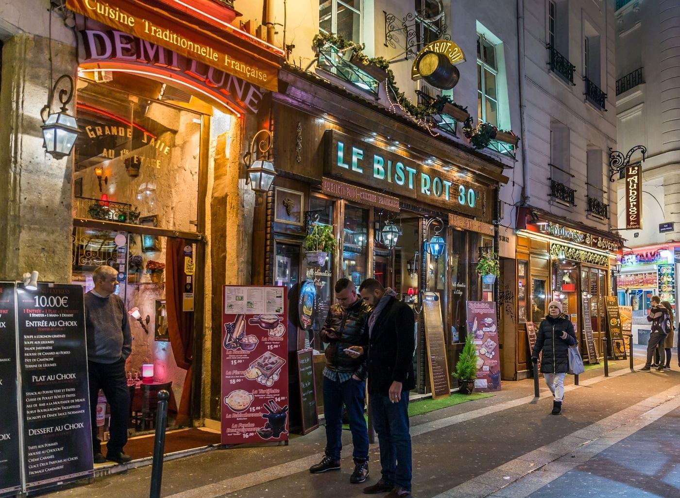 Plan Quartier Latin, Paris sur la carte de Paris