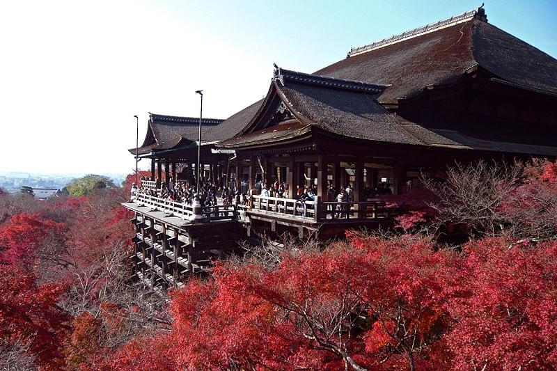 point de vue sur Kyoto depuis la plateforme de Kiyomizu dera
