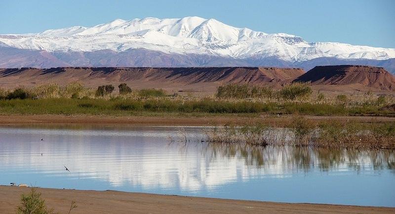 Le barrage El Mansour Eddahbi  Aux alentours de Ouarzazate