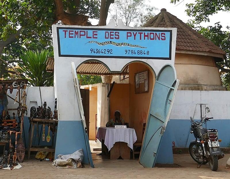 Le temple des Pythons  Ouidah