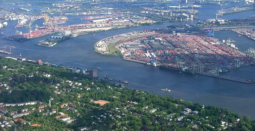 Le port de Hambourg et ses plages
