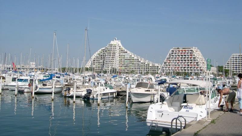 Village et plage de La Grande Motte