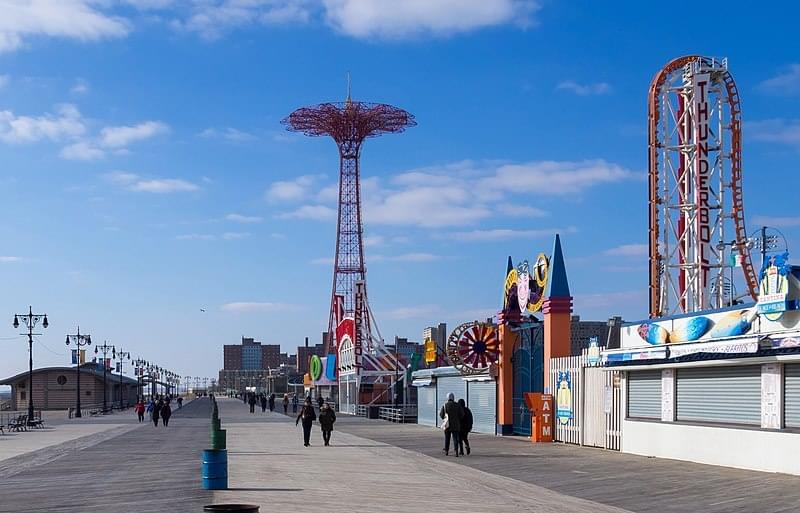 Promenade Riegelmann  Coney Island