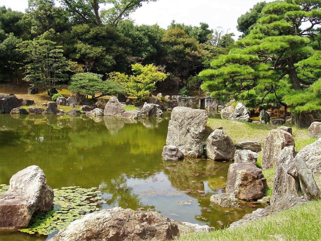 Jardin Ninomaru du château de Nijo
