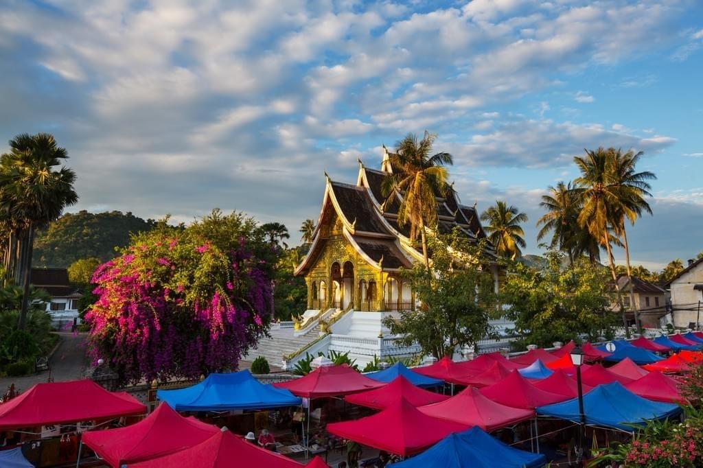 Un temple bouddhiste à Luang Prabang