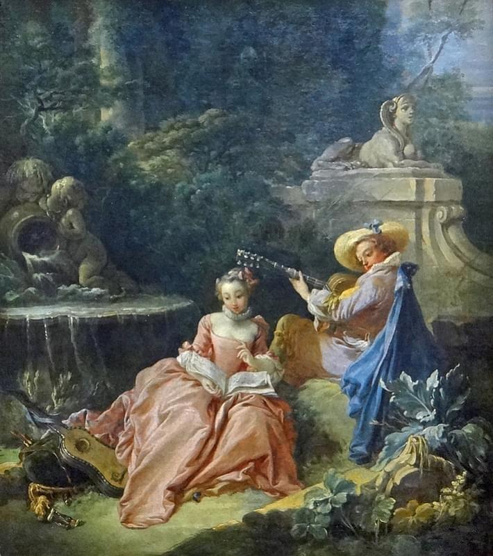 La leçon de musique Musée CognacqJay Paris