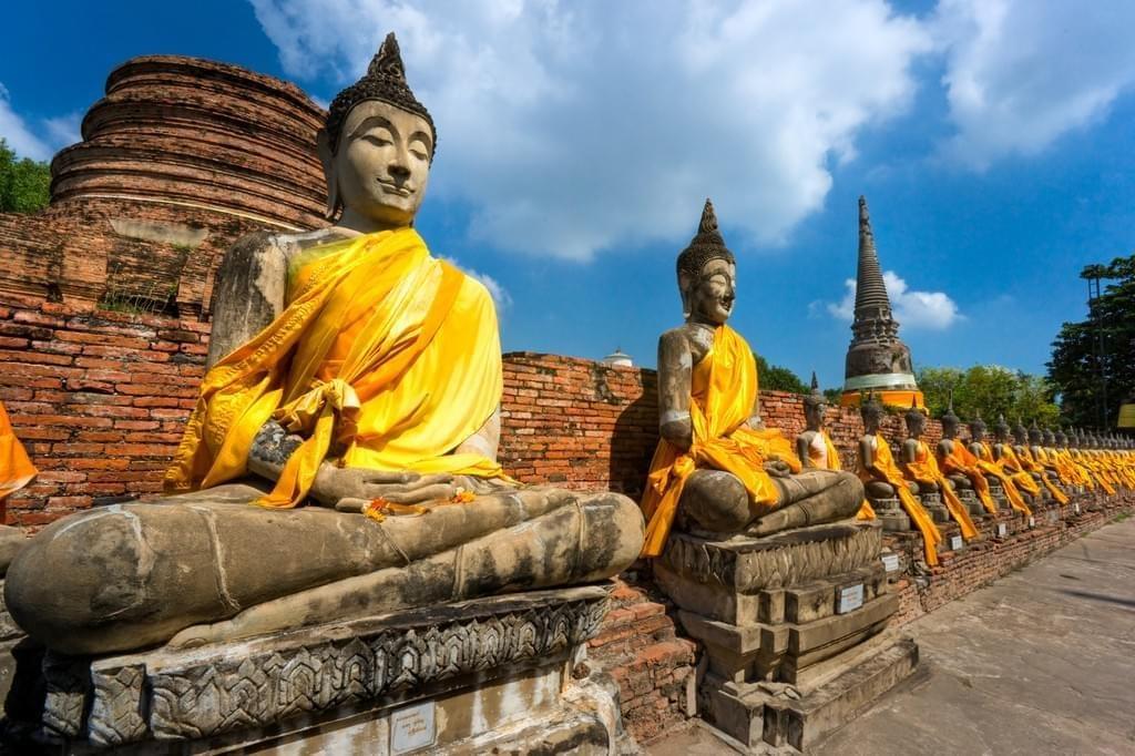 Sur le site de Ayutthaya