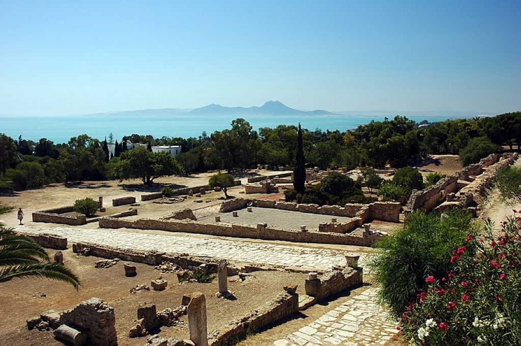 Tunisia Carthage Ruins  Site Archéologique De Carthage