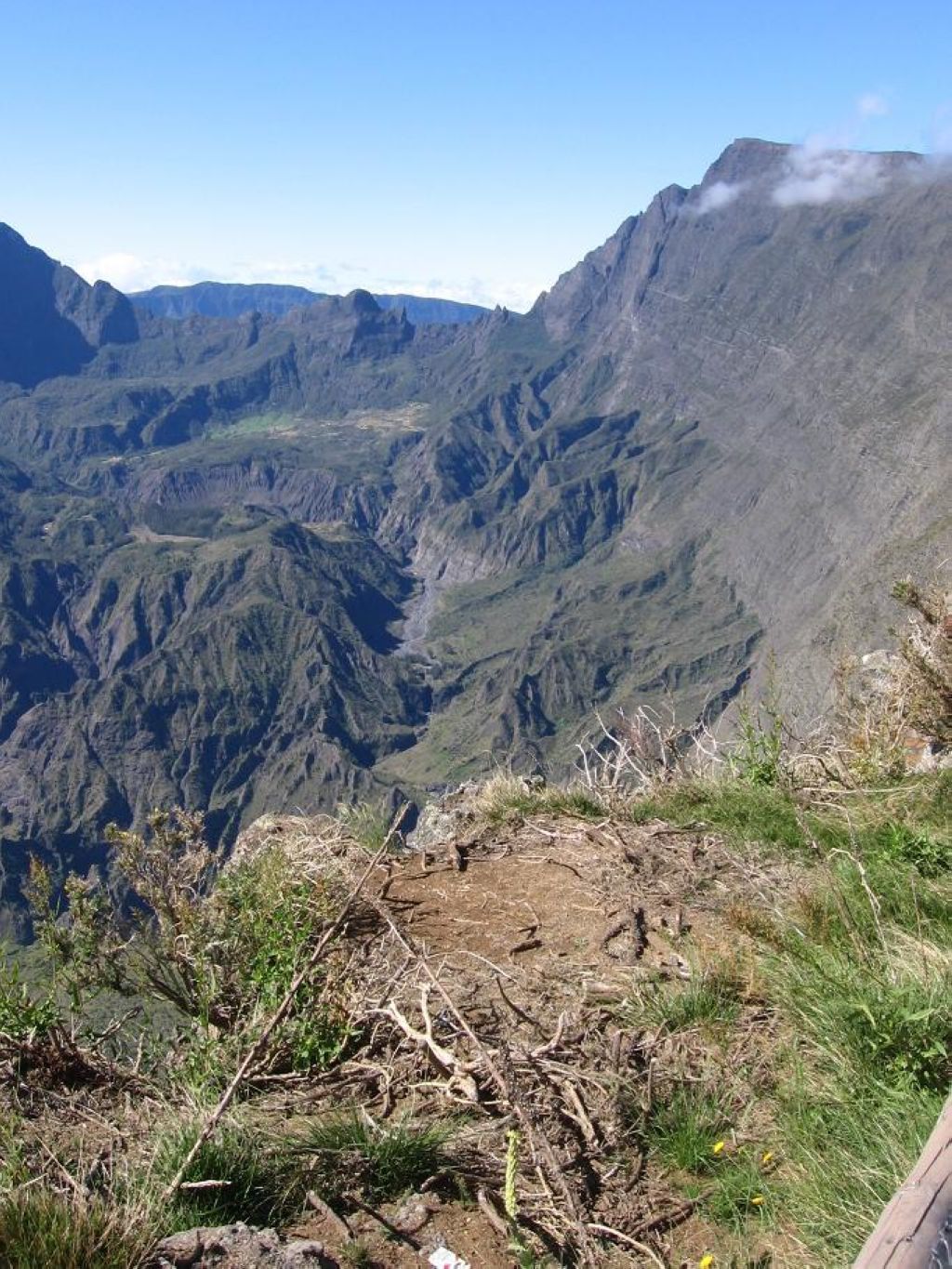 vue sur Mafate à partir du Maïdo Le Piton Maïdo