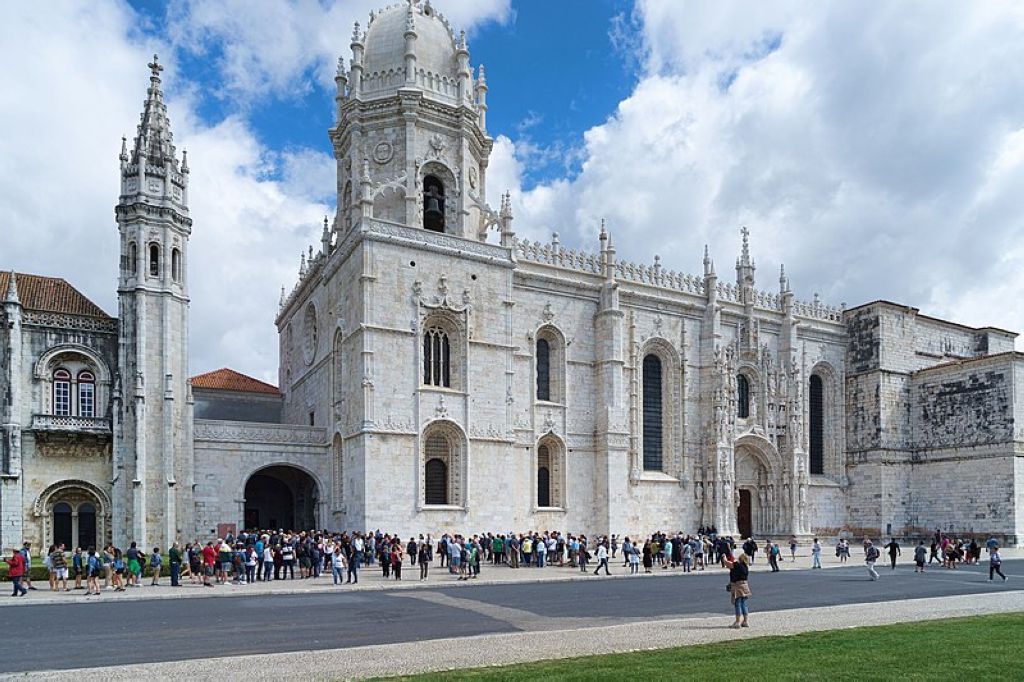 Lisbonne  Hiérominites  Vue extérieure Mosterio Dos Jeronimos