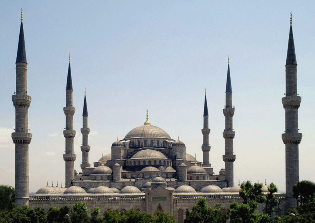 The Sultan Ahmed Mosque in Istanbul The Blue Mosque  Turkey Mosquée Bleue
